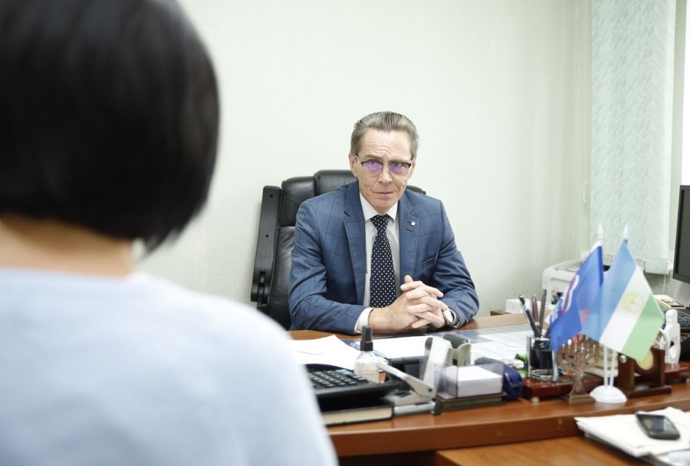 28.08.2025 главный врач Сергей Валерьевич Бойков провёл личный приём граждан